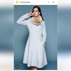 Anthropologie Collared Beatrix Coat